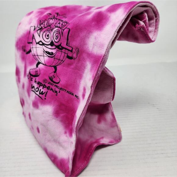 Project Kool Canvas Reusable Lunch Bag Hot Pink Lunch Simple and Functional Bag - Picture 3 of 8